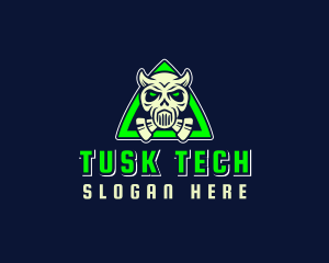 Toxic Skull Gaming logo design