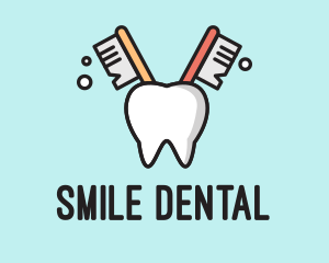 Dental - Dental Tooth Toothbrush logo design