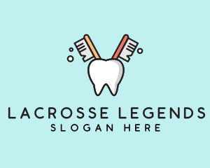 Dental Tooth Toothbrush  logo design