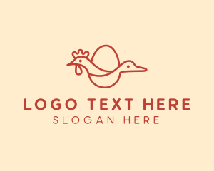 Avian - Chicken Duck Poultry logo design