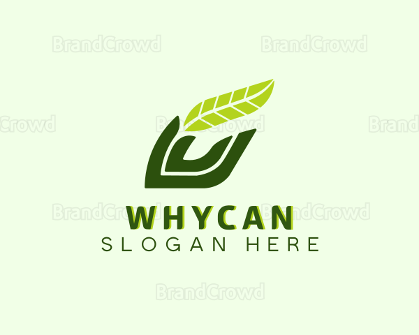 Natural Leaf Plant Logo