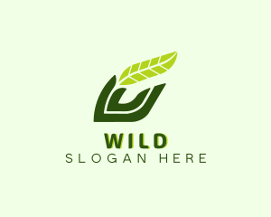 Natural Leaf Plant Logo