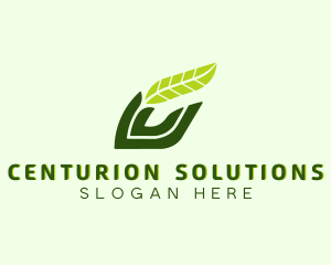 Natural Leaf Plant logo design