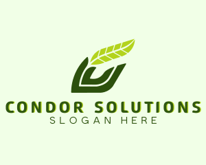 Natural Leaf Plant logo design