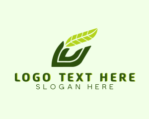 Natural Leaf Plant Logo