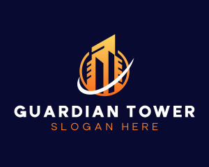 Urban City Tower logo design