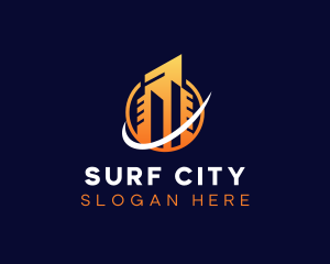 Urban City Tower logo design