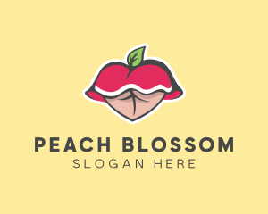 Sexy Skirt Peach logo design