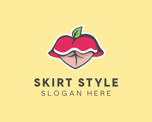 Skirt - Sexy Skirt Peach logo design