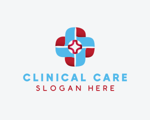 Clinic Medical Cross  logo design