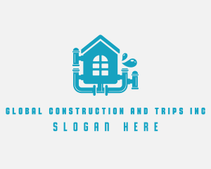 Home Renovation - House Plumbing Repair logo design