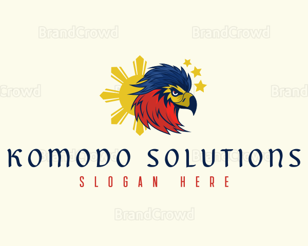 Philippine Eagle Bird Logo