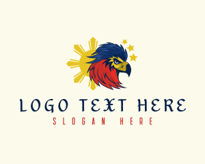 Animal - Philippine Eagle Bird logo design