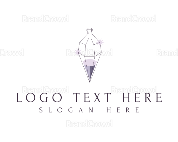 Crystal Bottle Potion Logo