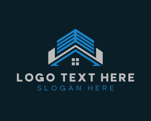 House - House Roofing Realtor logo design