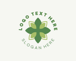 Eco - Floral Leaf Farm logo design
