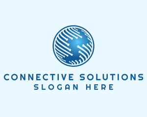 Network - Professional Globe Networking logo design