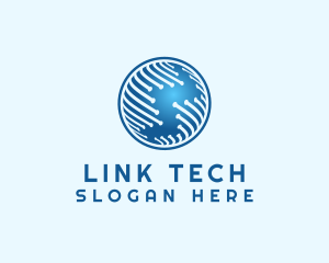 Connectivity - Professional Globe Networking logo design