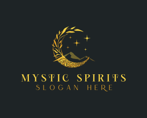 Mystic Moon Mountain logo design