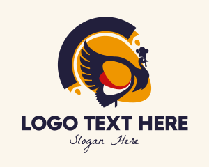 Hen - Turkey Gourmet Restaurant logo design