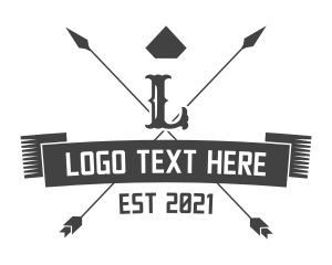 Cool - Western Hunting Arrow logo design