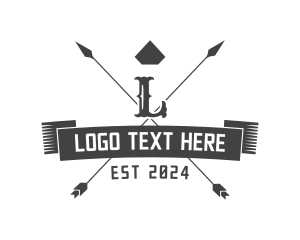 Simple - Western Hunting Arrow logo design