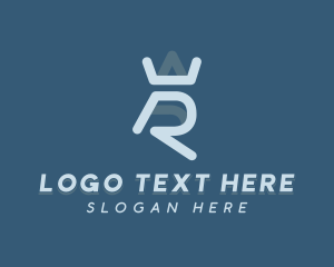 Insurance - Crown Modern Marketing Letter R logo design