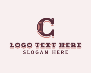 Lettermark - Feminine Stylish Boutique logo design