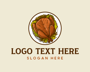 Roast - Roast Turkey Meal logo design