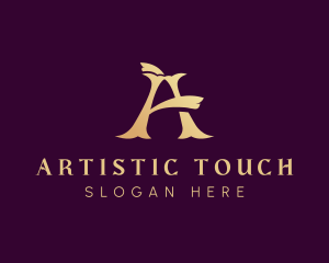 Luxury Brand Letter A logo design