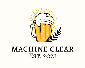 Liquor Store - Beer Glass Cartoon logo design