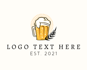 Retro - Craft Beer Mug logo design