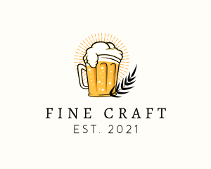 Craft Beer Mug logo design