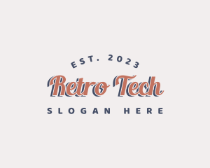 Stylish Retro Business logo design