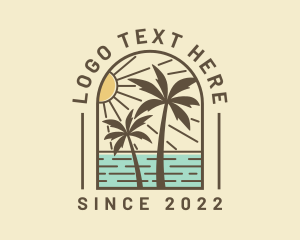 Outdoor - Summer Palm Beach logo design