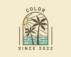 Island - Summer Palm Beach logo design