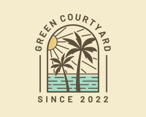 Summer Palm Beach logo design