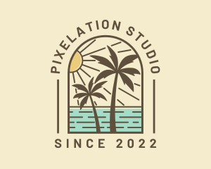 Summer Palm Beach logo design