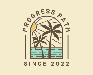 Summer Palm Beach logo design