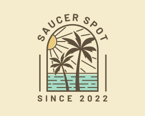 Summer Palm Beach logo design