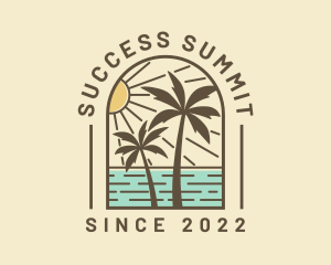 Summer Palm Beach logo design