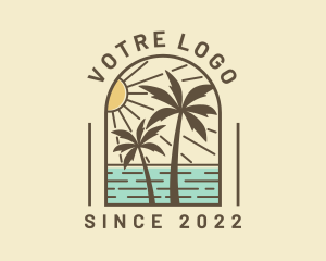 Vlogger - Summer Palm Beach logo design