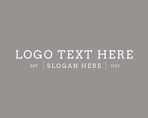 Generic Serif Business Logo