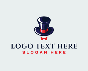 Gentleman Hat Ribbon Logo