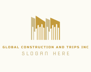 Establishment - Golden Building Property logo design