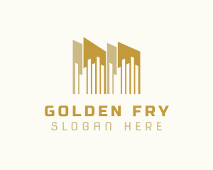 Golden Building Property logo design