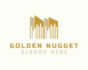 Golden Building Property logo design