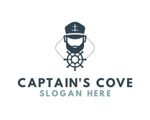 Captain - Captain Ship Wheel logo design