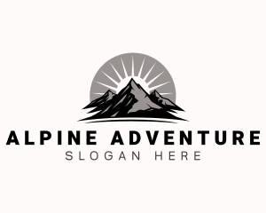 Mountain Alpine Travel logo design