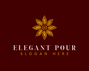 Elegant Leaf Spa logo design